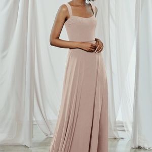 Amsale chiffon long dress -Alexis bridesmaid dress